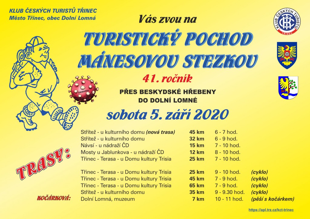 Mánesova stezka 2020 plakát